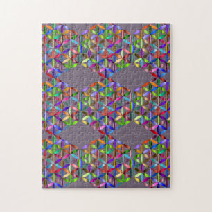 Puzzle sacré 11" de la géométrie x 14" (252