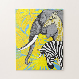 Puzzle Safari 11x14 pour les personnes aveugles