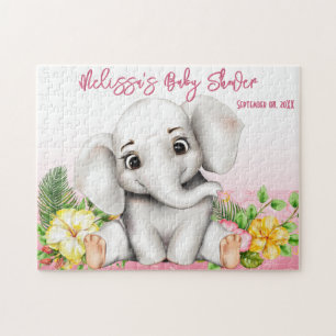 Puzzle Safari aux éléphants