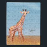 Puzzle Safari Baby Giraffe Peinture<br><div class="desc">puzzle de peinture de petite girafe mignonne. Oeuvre originale de Komila Y.</div>