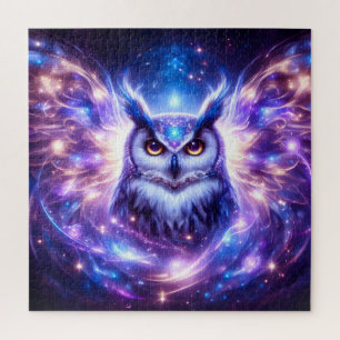 Puzzle Sagesse Mystique Cosmique Hibou Spirituel Céleste 