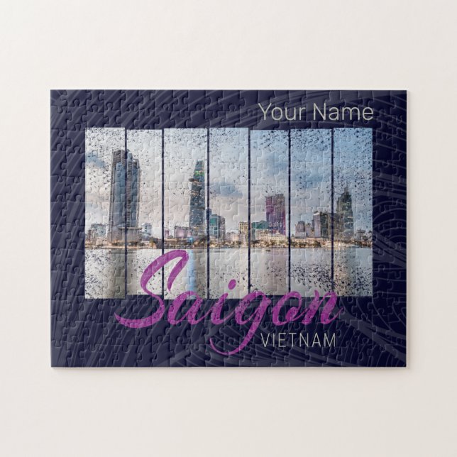 Puzzle Saigon (Ho-Chi-Minh-Stadt) HCMC Vietnam Souvenir (Horizontal)