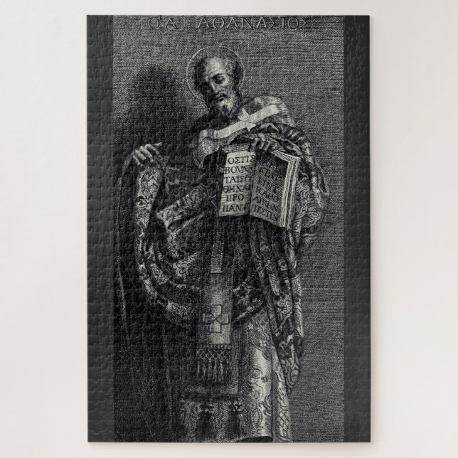 Puzzle Saint Athanase d'Alexandrie Art Graphique (Vertical)