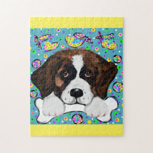 PUZZLE SAINT BERNARD DOG