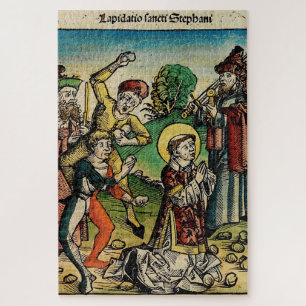 Puzzle Saint Étienne le Protomartyr Iconographie d'art fi