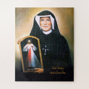 Puzzle Saint Faustina, Divine Mercy