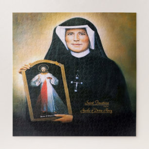 Puzzle Saint Faustina, Miséricorde divine