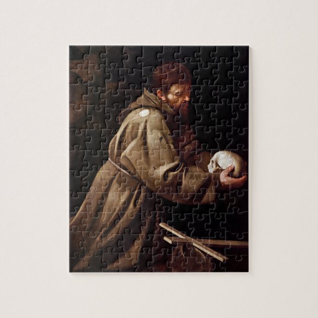 Puzzle Saint Francis dans la prière - Caravaggio (Vertical)