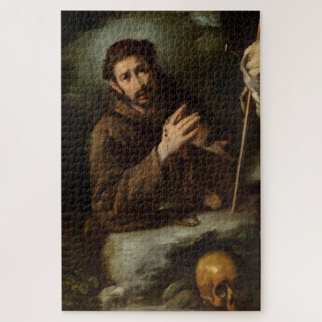 Puzzle Saint François dans la prière (foi chrétienne) (Vertical)