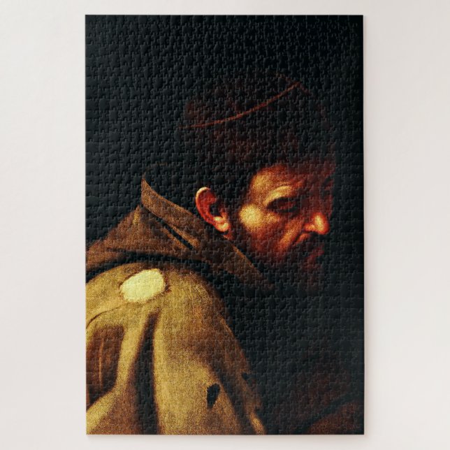 Puzzle Saint François d'Assise par Le Caravage (Vertical)