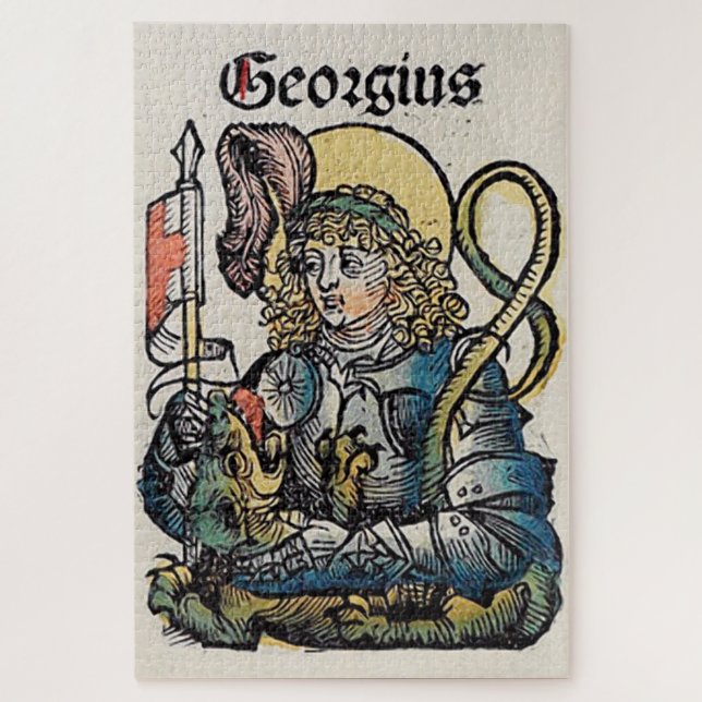 Puzzle Saint Georges de la Chronique de Nuremberg (Vertical)