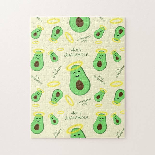 Puzzle Saint-Guacamole mignon avocat (Vertical)