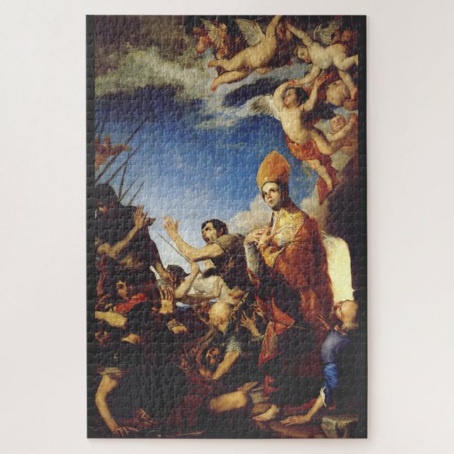 Puzzle Saint Janvier, évêque de Bénévent - Beaux-arts (Vertical)
