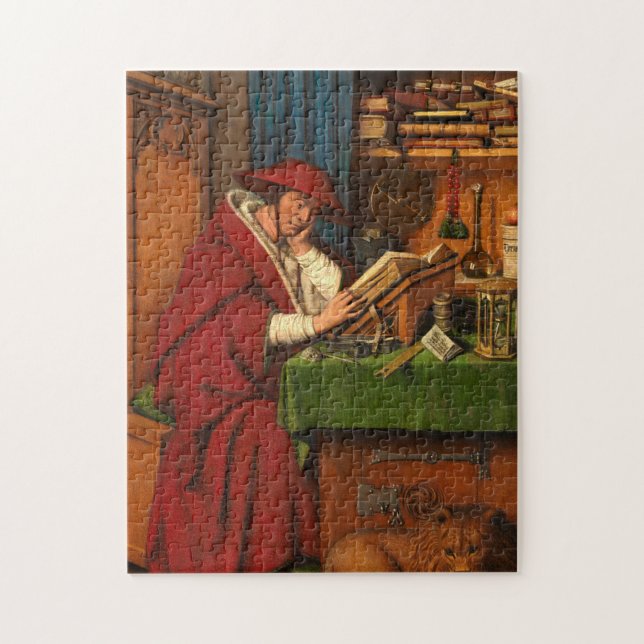 Puzzle Saint Jérôme dans son étude, 1435 par Jan van Eyck (Vertical)