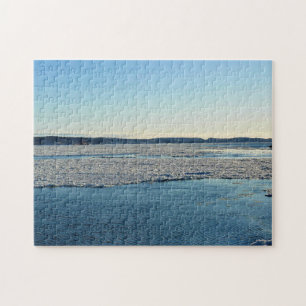 Puzzle Saint-Laurent en hiver, Québec, Canada