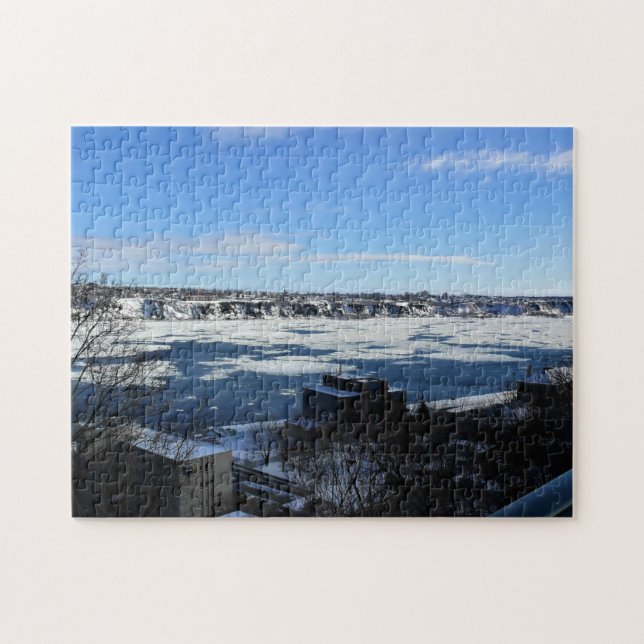 Puzzle Saint-Laurent en hiver, Québec, Canada (Horizontal)