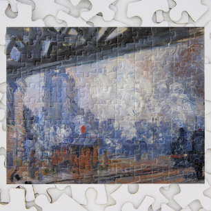 Puzzle Saint Lazare Train Station by Claude Monet
