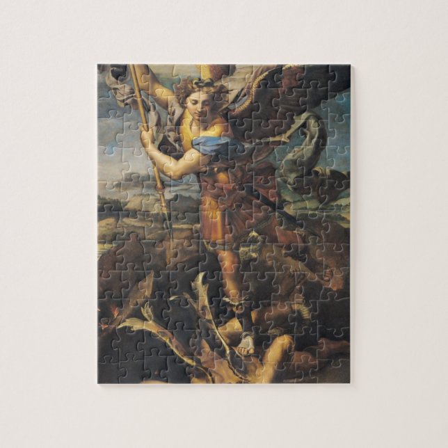 Puzzle Saint Michael écrasant le démon, 1518 (Vertical)