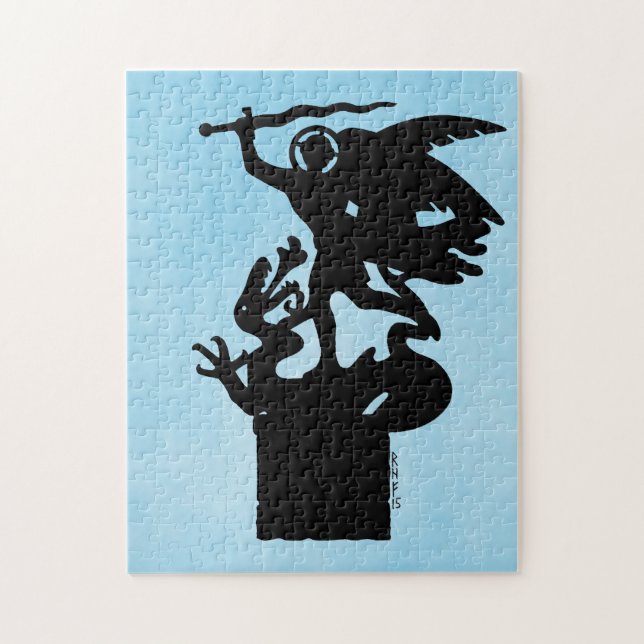 Puzzle Saint Michael et Dragon (Vertical)