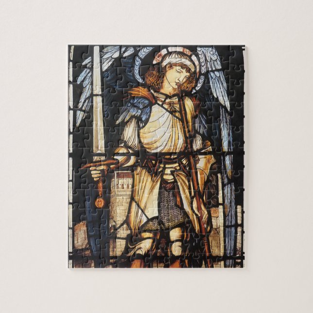 Puzzle Saint Michael par Sir Edward Coley Burne-Jones (Vertical)
