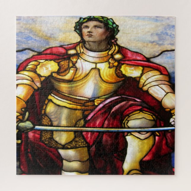 Puzzle Saint Michael vitrail art, Héros bibliques (Vertical)
