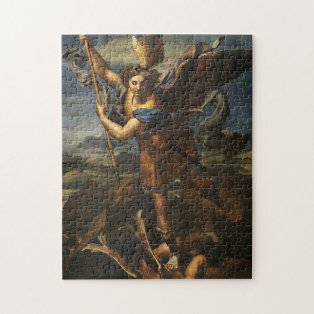 Puzzle Saint Michel et le Satan - Raphael (Vertical)
