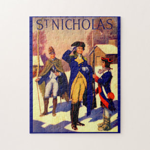 Puzzle Saint-Nicolas Février 1929 George Washington Cover