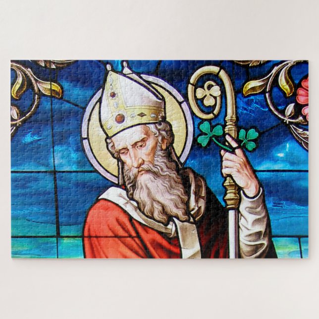 Puzzle Saint Patrick, Shamrock (Horizontal)