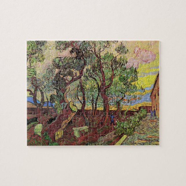 Puzzle Saint Paul Hospital et Garden par Vincent van Gogh (Horizontal)