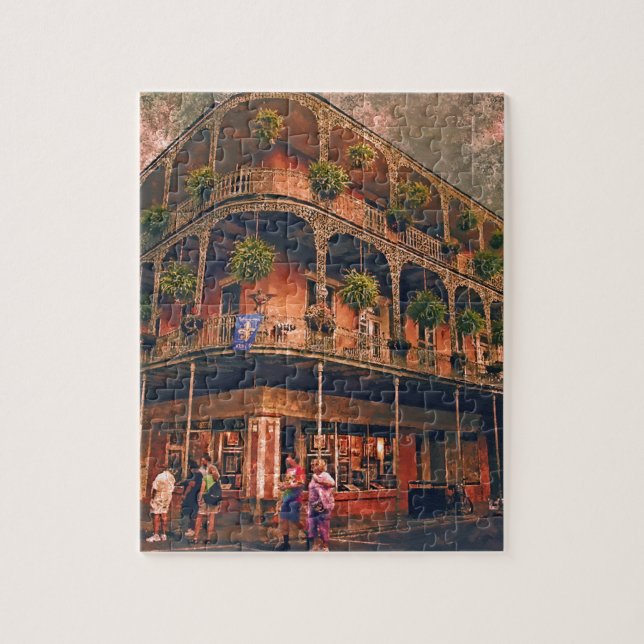 Puzzle Saint Philip et rues royales dans le quartier (Vertical)