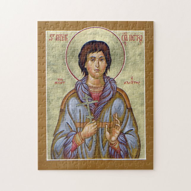 Puzzle Saint Pierre l'icône chrétienne orthodoxe des Alpe (Vertical)