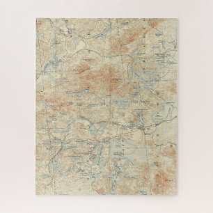 Puzzle Saint Regis Canoe Area Détails dans les Adirondack