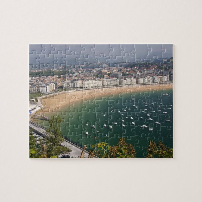 Puzzle Saint-Sébastien, Espagne. La ville basque de San (Horizontal)