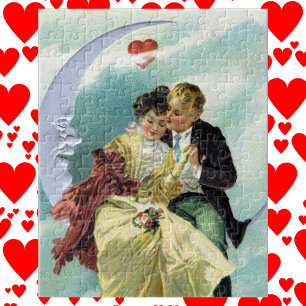 Puzzle Saint-Valentin victorien vintage Amour et Romance