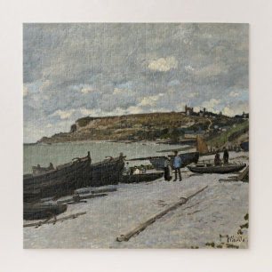 Puzzle Sainte-Adresse de Monet - Bateaux Mer Ciel nuageux