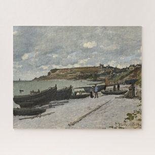 Puzzle Sainte-Adresse de Monet - Bateaux Mer Ciel nuageux