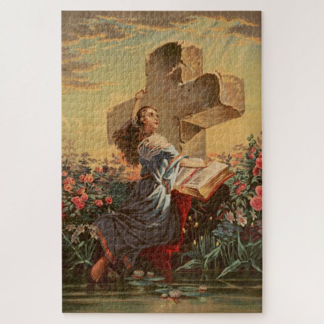 Puzzle Sainte Bible et Croix (Vertical)