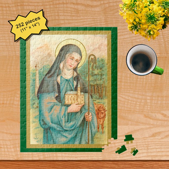 Puzzle Sainte Brigitte d'Irlande (M 014) (Créateur téléchargé)
