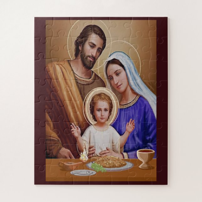 Puzzle Sainte Famille art catholique (Vertical)
