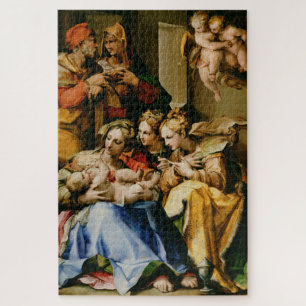 Puzzle Sainte Famille avec sainte Anne