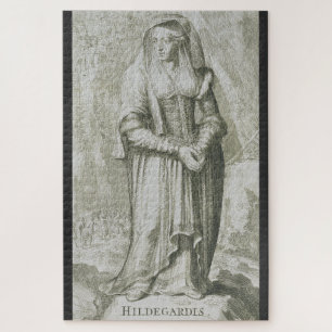 Puzzle Sainte Hildegarde de Bingen Art Mystique Médiéval