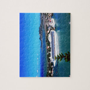 Puzzle Sainte-Lucie, bateau de croisière