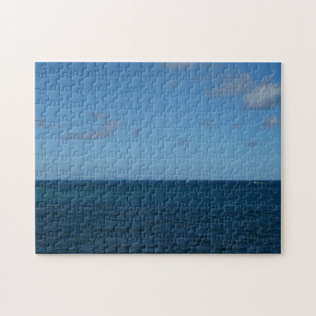 Puzzle Sainte-Lucie Horizon Océan Bleu (Horizontal)