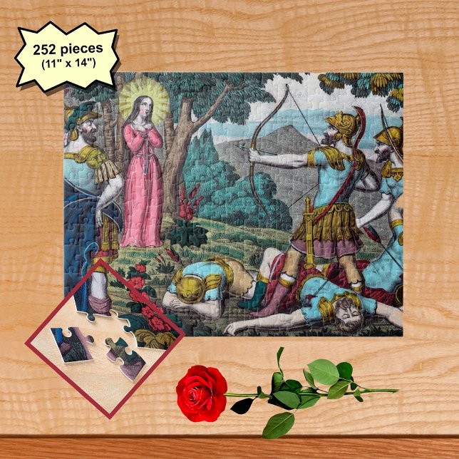 Puzzle Sainte Philomène percée de flèches (Créateur téléchargé)