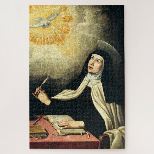 Puzzle Sainte Thérèse d'Avila Mystique du Feu Art (Vertical)