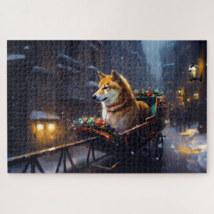 Puzzle Saison de Noël de Shiba Inu
