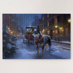 Puzzle Saison de Noël des bovins australiens