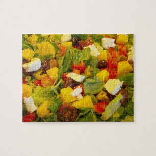 Puzzle Salade de légumes et de fruits délicieux et coloré