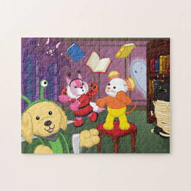 Puzzle Salle de lecture de Webkinz Halloween (Horizontal)