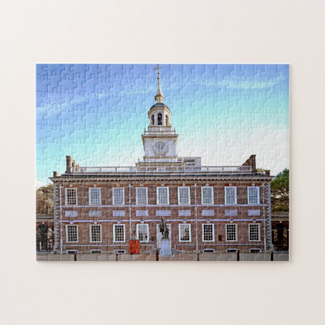 Puzzle Salle d'indépendance Philadelphie. (Horizontal)